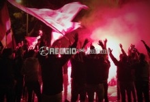 FOTO&VIDEO – La notte di Reggio è amaranto: la tifoseria spinge la Reggina verso il derby
