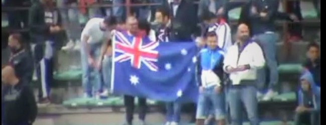 Al Granillo spuntò una bandiera australiana…
