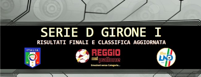 SERIE D GIRONE I: RISULTATI FINALI E NUOVA CLASSIFICA, Reggio Calabria sale a 16