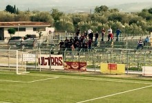 [FOTO]Scordia-Reggio Calabria, gli Ultras amaranto in onore di Gabriele Sandri