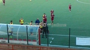 Bocale-Locri 0-2, esultanza Giovinazzo