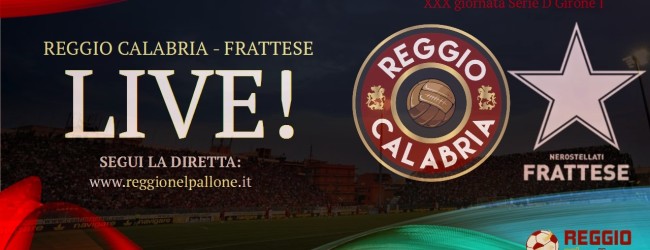 LIVE! REGGIO CALABRIA-FRATTESE 0-0