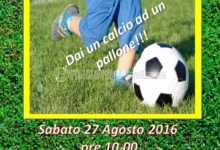 “Dai un calcio ad un pallone”: presentata la manifestazione che avrà luogo sabato al Longhi Bovetto