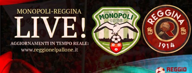 LIVE! MONOPOLI-REGGINA 1-1, finale