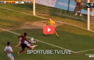 [VIDEO] La Reggina riacciuffa il Catania: rivivi il gol di Andy Bangu!