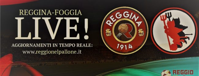 LIVE! REGGINA-FOGGIA 1-1