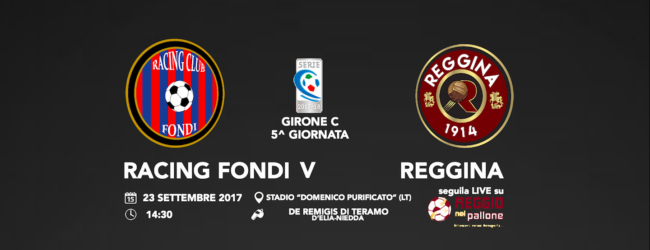 LIVE! Racing Fondi-Reggina 0-1, FINALE!