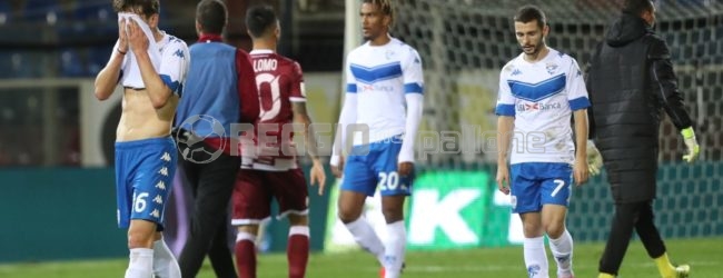 Brescia, sconfitta pesante contro la Reggina: squadra in ritiro