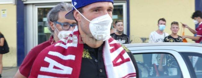 Reggina, ecco Galabinov: l’attaccante bulgaro è arrivato in città [FOTO]