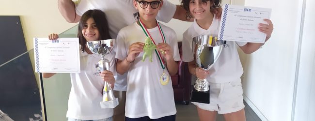 Dama, campionati italiani giovanili: ottimi risultati per l’Asd il Bianco e il Nero. Coppolino campionessa Mini Cadetti