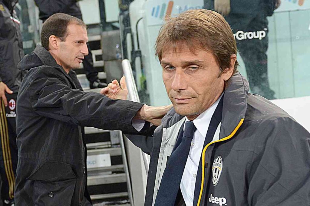 allegri conte si salutano