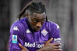 Moise Kean e un'esultanza particolare
