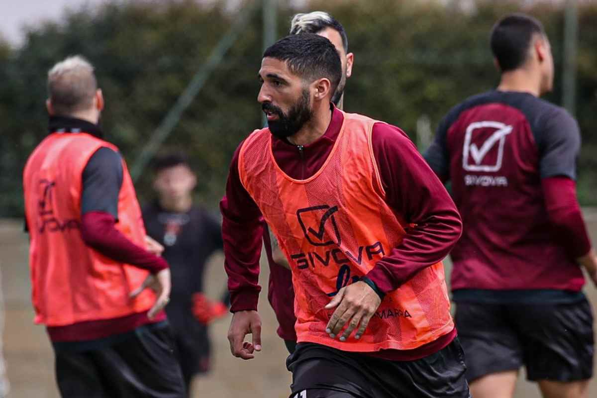 Reggina allenamento