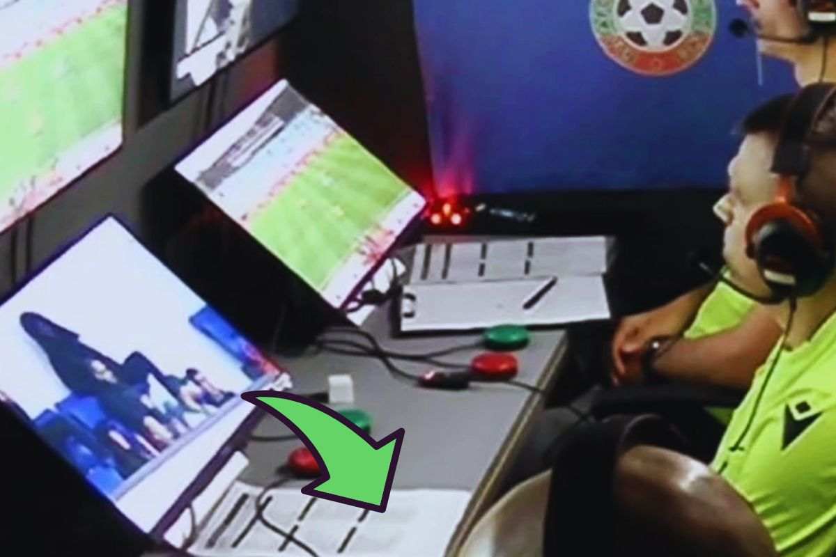 La sala video in un campo in Bulgaria
