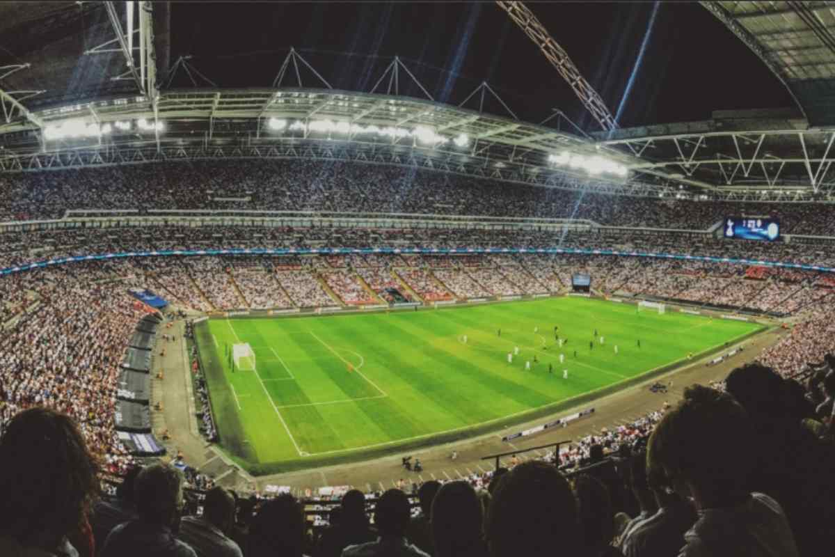 Stadio durante una partita