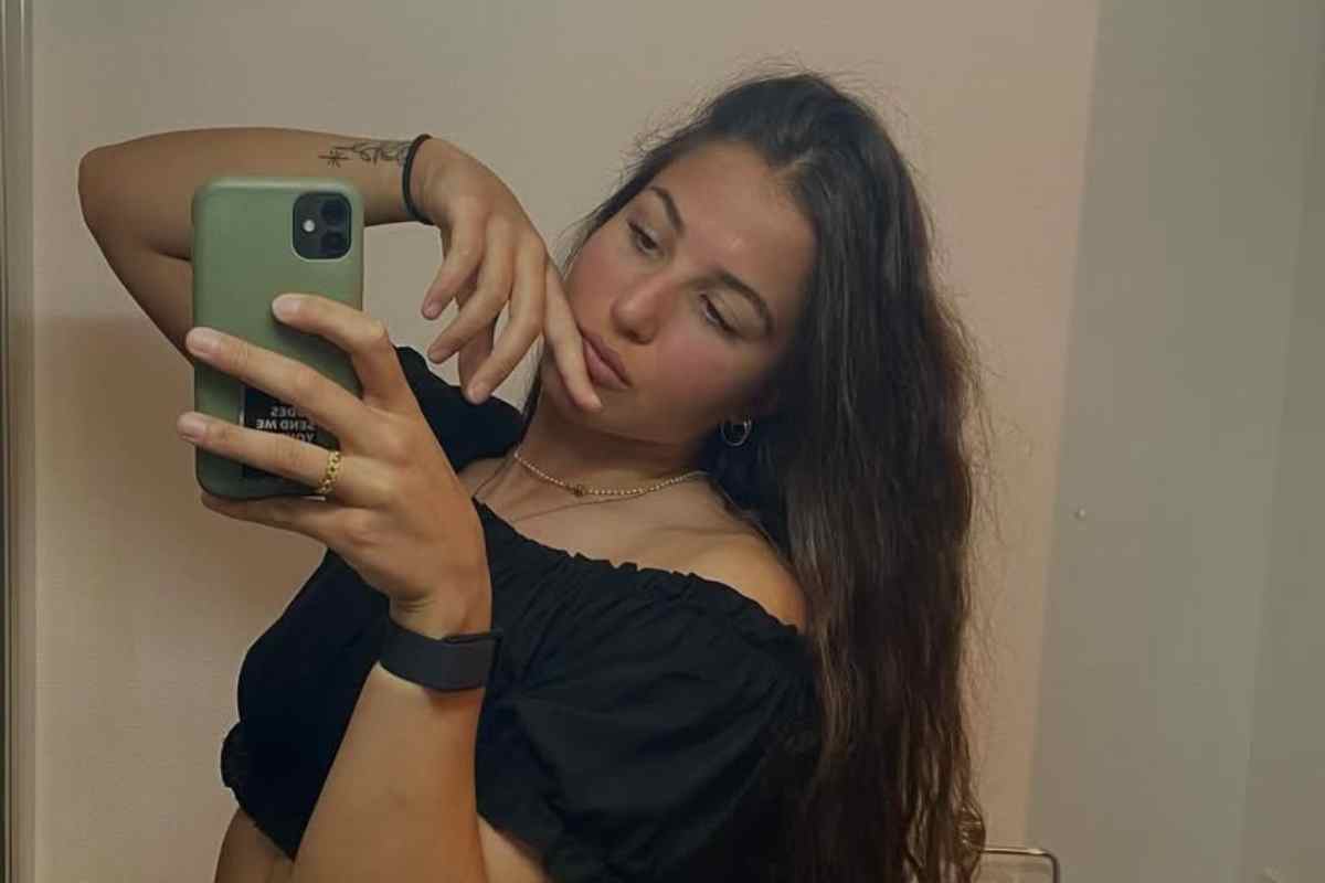 selfie di matilde lorenzi