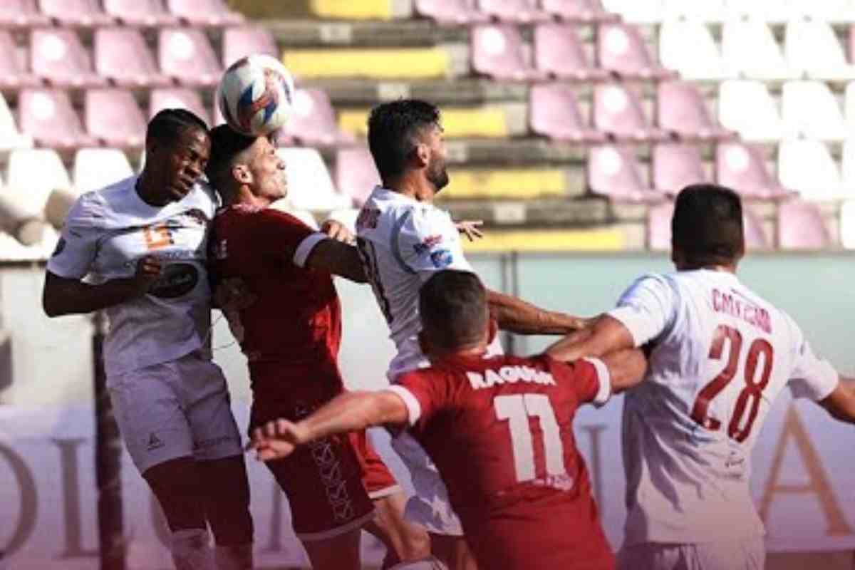 Un momento di una partita della Reggina