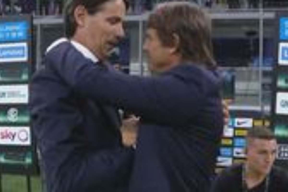 Simone Inzaghi e Antonio Conte