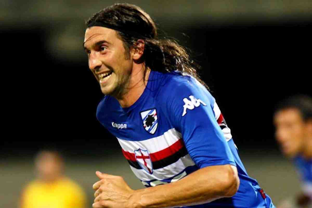 Emiliano Bonazzoli ai tempi della Sampdoria