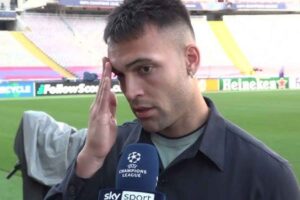Lautaro intervistato prima del Barcellona