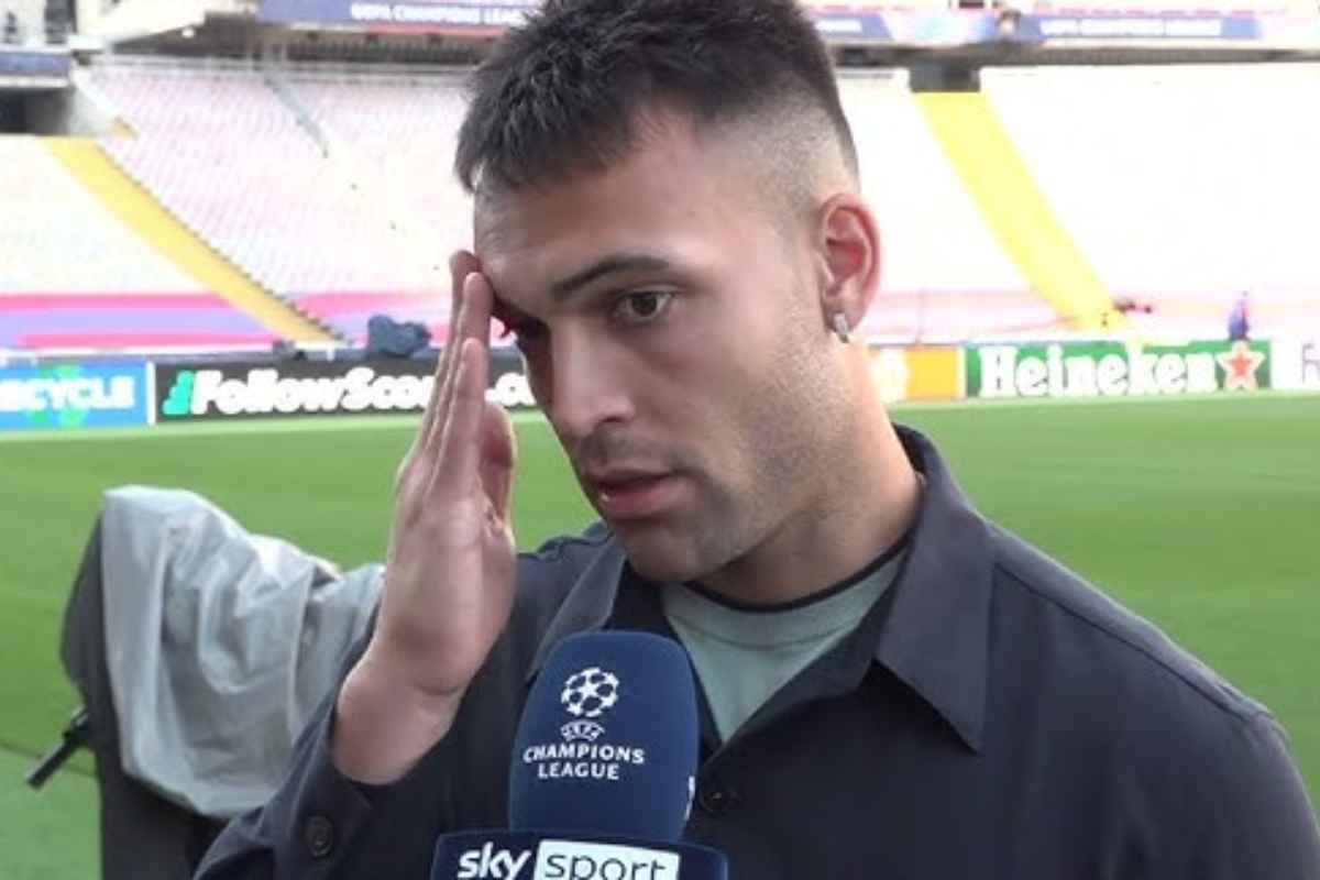 Lautaro intervistato prima del Barcellona