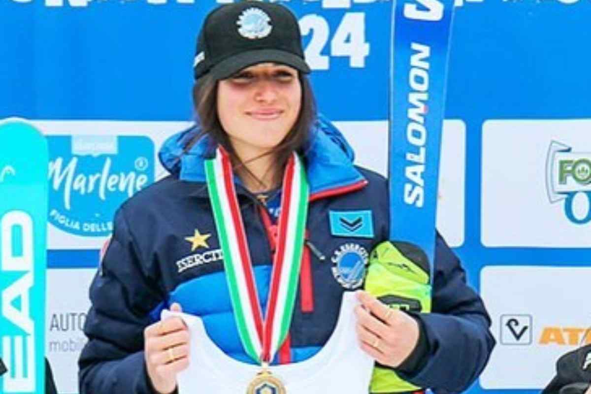 matilde lorenzi sul podio