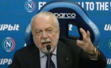 conferenza stampa di Aurelio De Laurentiis