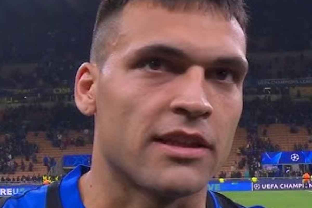 Intervista post partita a Lautaro