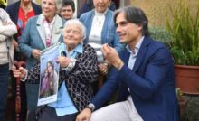 Nonna Michela col sindaco di Reggio Calabria