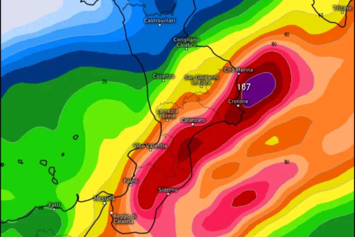 allerta maltempo in calabria infografica