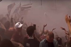 curva della Reggina contro la Vibonese