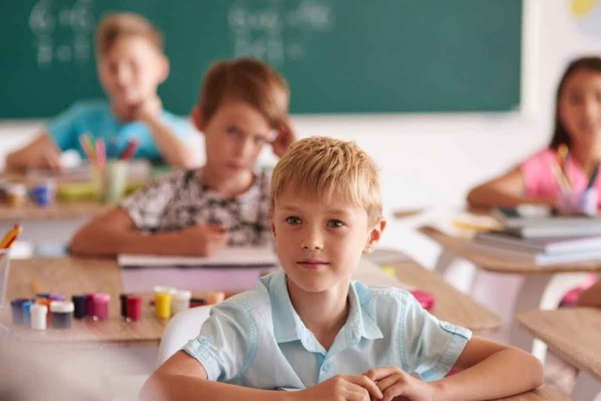 bambini in una classe