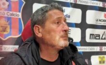 Il mister trocini in conferenza stampa