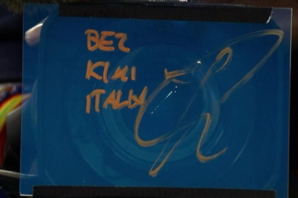 La dedicat di Sinner